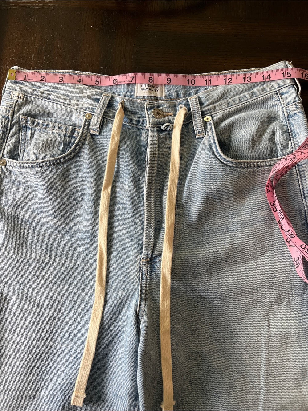 Citizens of Humanity Brynn Drawstring Trouser Jeans Size 26 - Picture 13 of 14